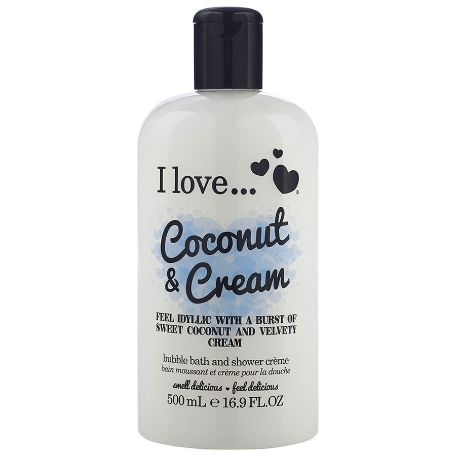 I love... Coconut& Cream Bubble Bath& Shower Cream