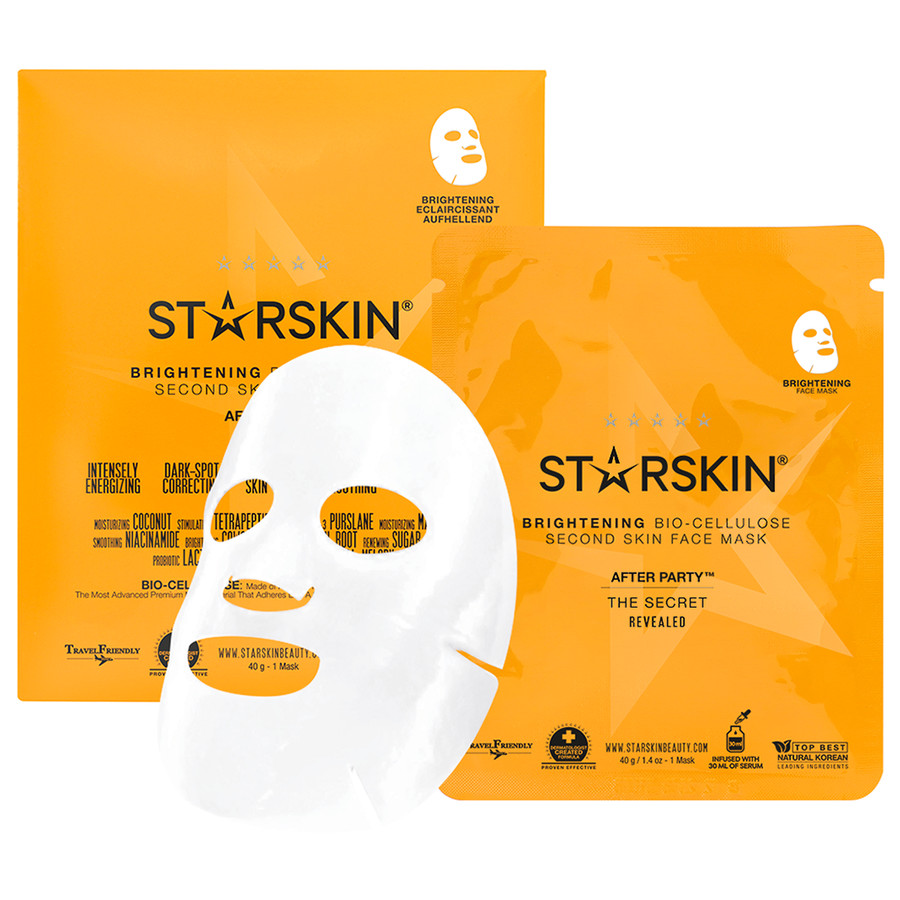 Starskin After Party™ Coconut Bio-Cellulose Brightening Face Mask